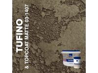 Декоративная штукатурка Silk Plaster AlterItaly TUFINO с эффектом травертина & Topcoat MATTE, комплект 15 кг + 2 л,оттенок 03-1407