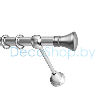 Карниз для штор Lm Décor «Люксор» 25 мм (сатин, однорядный, труба гладкая)