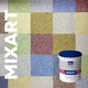 Универсальная декоративная штукатурка Silk Plaster MIXART / МИКСАРТ 036 Золотисто-бежевый для фасадных и внутренних работ, 4,5кг