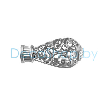 Наконечники «Эллада» для карниза 16 мм сатин (пара)