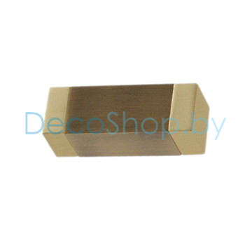 Наконечники «Квадро» для карниза 16 мм антик (пара)