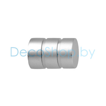 Наконечники «Цилиндр» для карниза 25 мм сатин (пара)