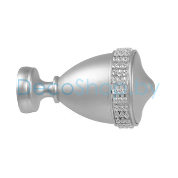 Наконечники «Кубок» для карниза 25 мм сатин (пара)