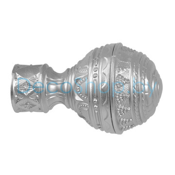 Наконечники «Ампир» для карниза 25 мм сатин (пара)