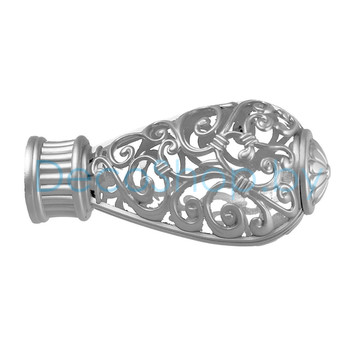 Наконечники «Эллада» для карниза 25 мм сатин (пара)