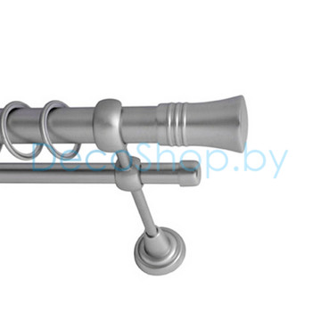 Карниз для штор Lm Décor «Гиро» 25 мм / 19 мм (сатин, двухрядный, труба гладкая)