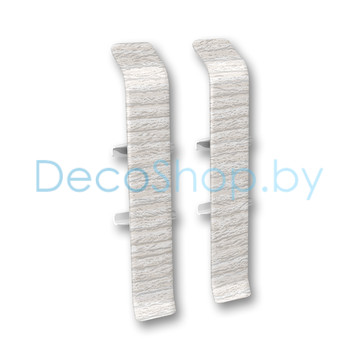 Соединитель для плинтуса напольного пластикового Ideal Деконика 85мм 265 Клен патина, (шт)