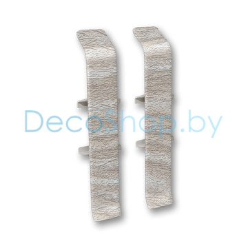 Соединитель для плинтуса напольного пластикового Ideal Деконика 85мм 294 Орех антик, (шт)