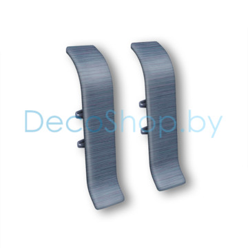 Соединитель для плинтуса напольного пластикового Ideal Классик 55мм 024 Синий, (шт)