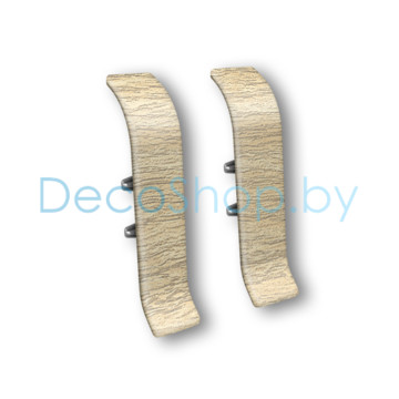 Соединитель для плинтуса напольного пластикового Ideal Классик 55мм 213 Дуб северный, (шт)