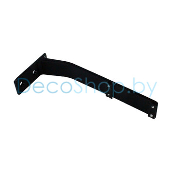 Держатель настенный двухрядный стыковочный для карниза Divades Ø15*35/19мм черный