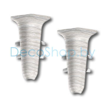 Внутренний угол для плинтуса напольного пластикового Ideal Деконика 55мм 265 Клен патина, (шт)