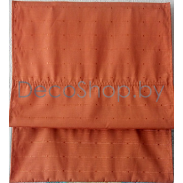 Римская тканевая штора Gardinia  с веревочным управлением 100*160см терракот