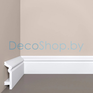 Плинтус напольный из полистирола BELLO DECO XPS П2 80-22 (L 2,0м)