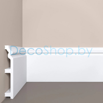 Плинтус напольный из полистирола BELLO DECO XPS П9 140-22 (L 2,0м)