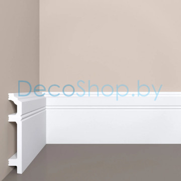 Плинтус напольный из полистирола BELLO DECO XPS П12 120-20 (L 2,0м)
