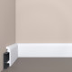 Плинтус напольный из полистирола с монтажной планкой BELLO DECO XPS П16 80-19М (L 2,0м)