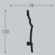 Плинтус напольный из полистирола BELLO DECO XPS П19 120-18 (L 2,0м)