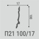 Плинтус напольный из полистирола BELLO DECO XPS П21 100-17 (L 2,0м)