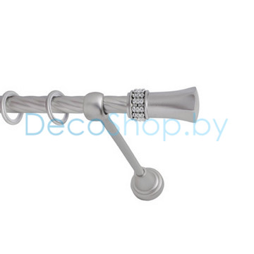 Карниз для штор Lm Décor «Севилла» 16 мм (сатин, однорядный, труба витая)