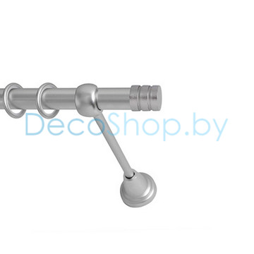 Карниз для штор Lm Décor «Цилиндр» 19 мм (сатин, однорядный, труба гладкая)