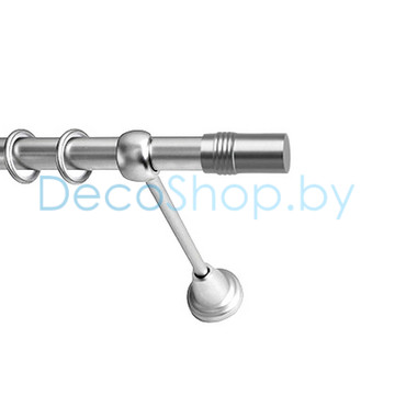 Карниз для штор Lm Décor «Сатурн» 19 мм (сатин, однорядный, труба гладкая)