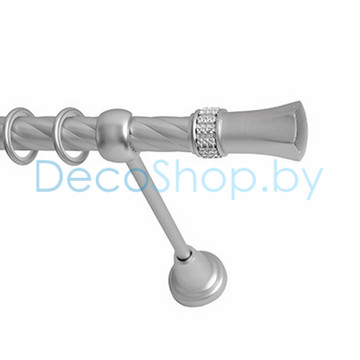 Карниз для штор Lm Décor «Севилла» 19 мм (сатин, однорядный, труба витая)