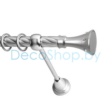 Карниз для штор Lm Décor «Эридан» 19 мм (сатин, однорядный, труба витая)