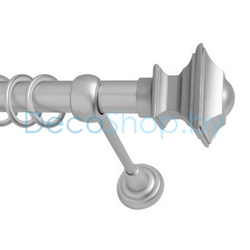 Карниз для штор Lm Décor «Верди» 25 мм (сатин, однорядный, труба гладкая)