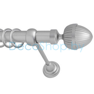 Карниз для штор Lm Décor «Одеон» 25 мм (сатин, однорядный, труба гладкая)